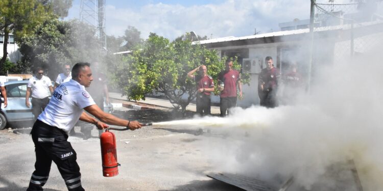 Girne zabıta birimleri ilk yardım eğitimlerini tamamladı