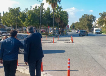 Gazimağusa Belediye Başkanı Uluçay sinyalizasyon projesi çalışmalarını inceledi